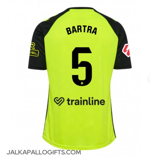 Real Betis Marc Bartra #5 Vieraspaita 2024-25 Lyhythihainen